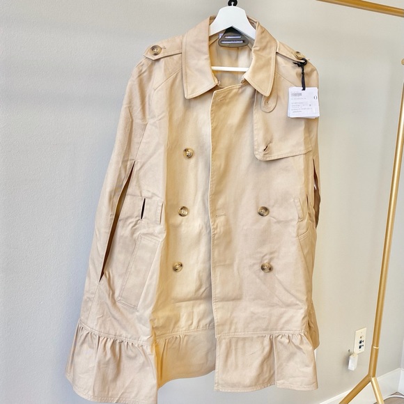 Brand new Red Valentino cotton trench cape - Picture 3 of 9